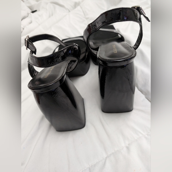 Azalea wang chunky square toe heels women's size 11 - Picture 4 of 5